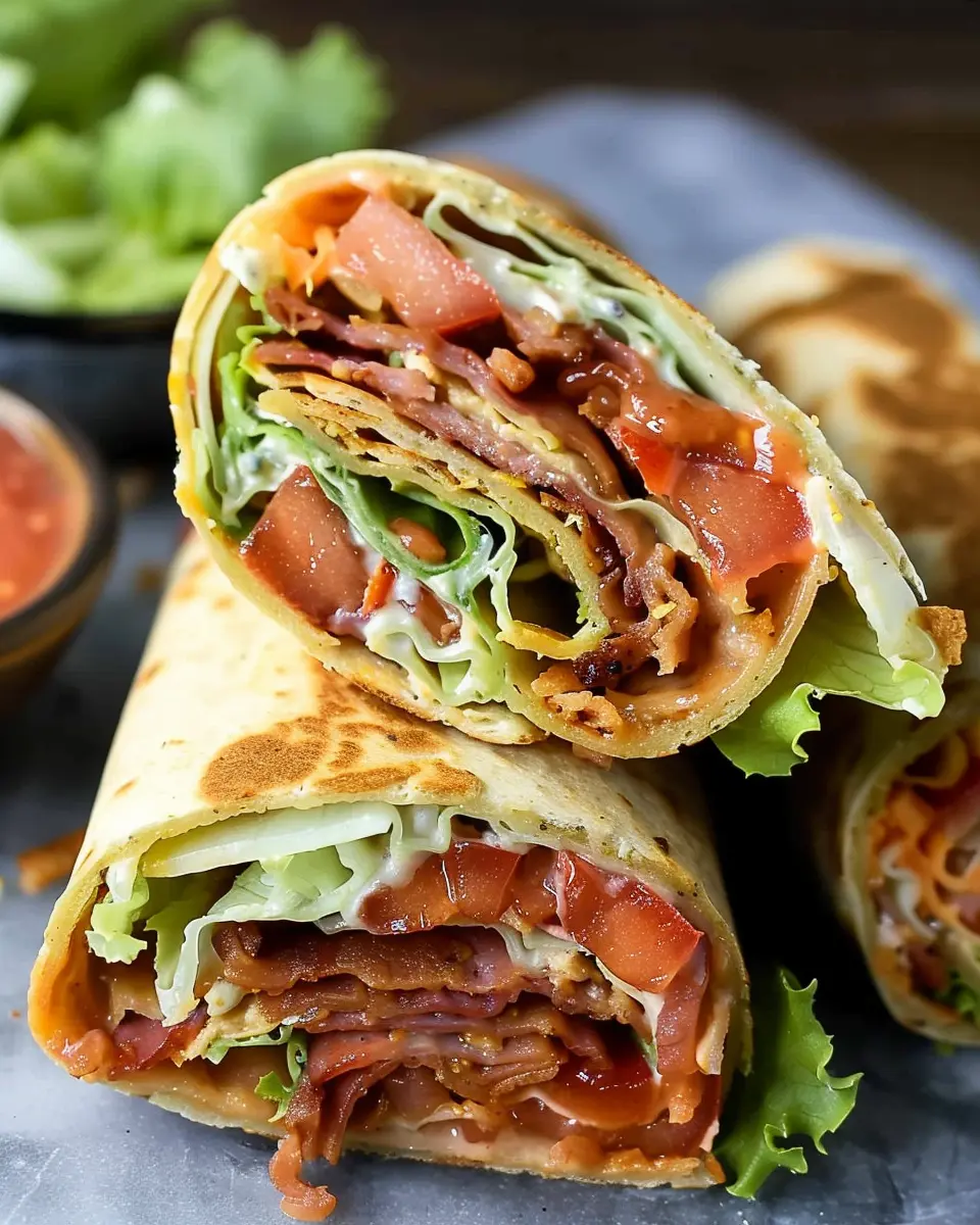Best BLT Wraps with Secret Sauce Recipe Everyone Will Love