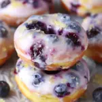 Baked Blueberry Donuts