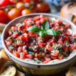 Easy Boursin Bruschetta Dip