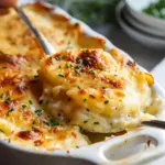 Super Cheesy Sour Cream and Chive Scalloped Potatoes