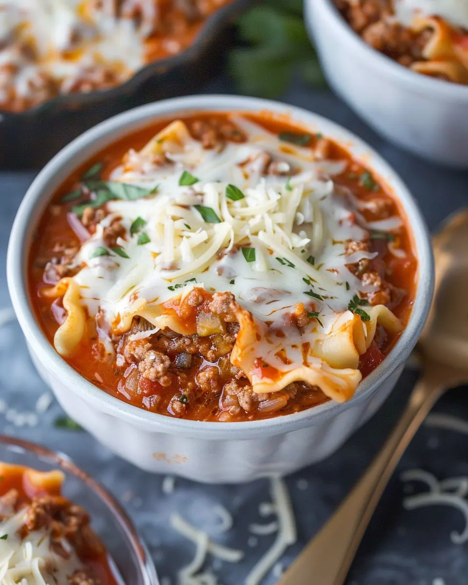Best Lasagna Soup Recipe: Indulgent Comfort with Turkey Bacon