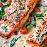 Creamy Tuscan Salmon (30 Minute Dinner!)