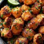 Air Fryer Bang Bang Salmon Bites