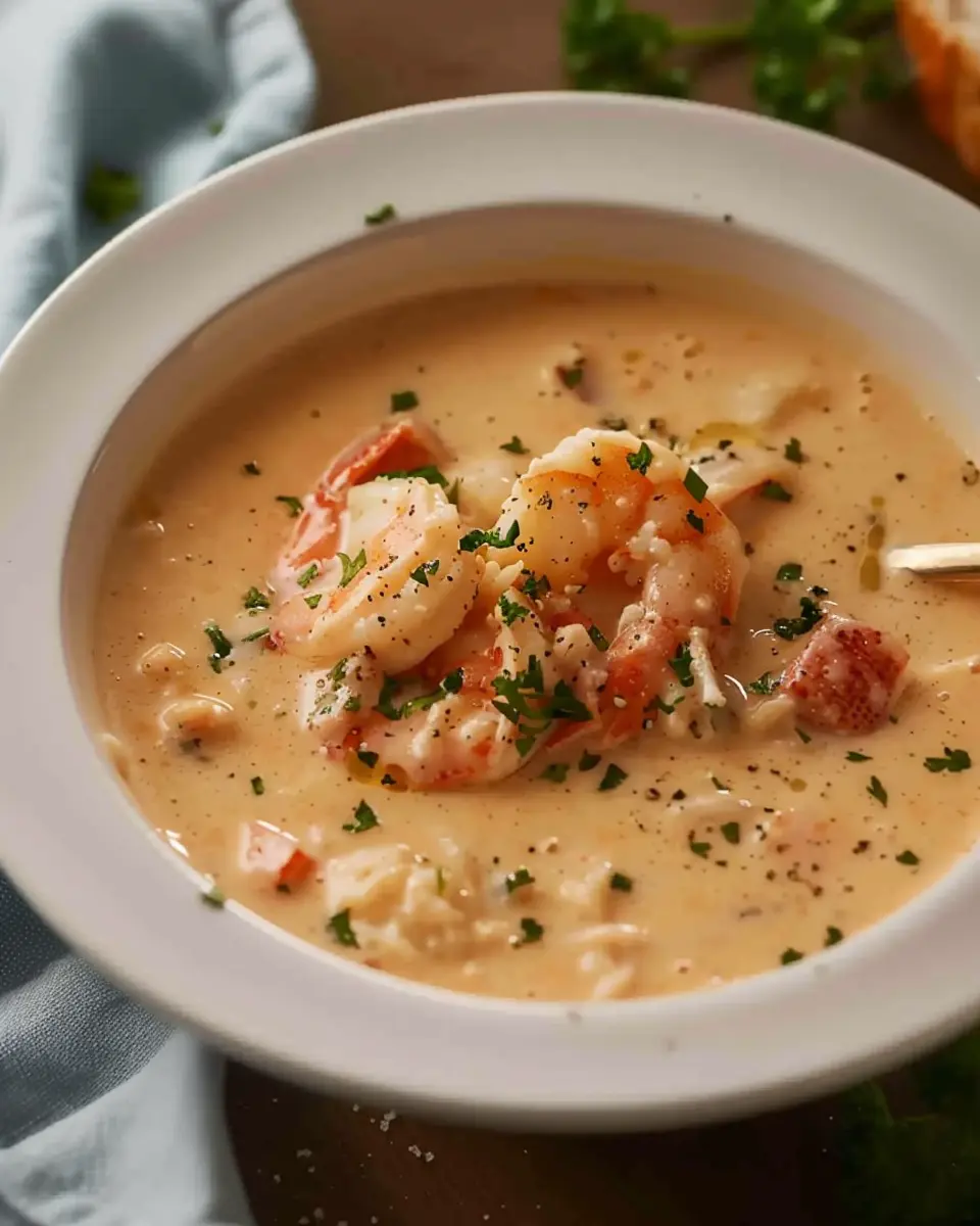 Creamy Crab and Shrimp Seafood Bisque: A Cozy Indulgence at Home