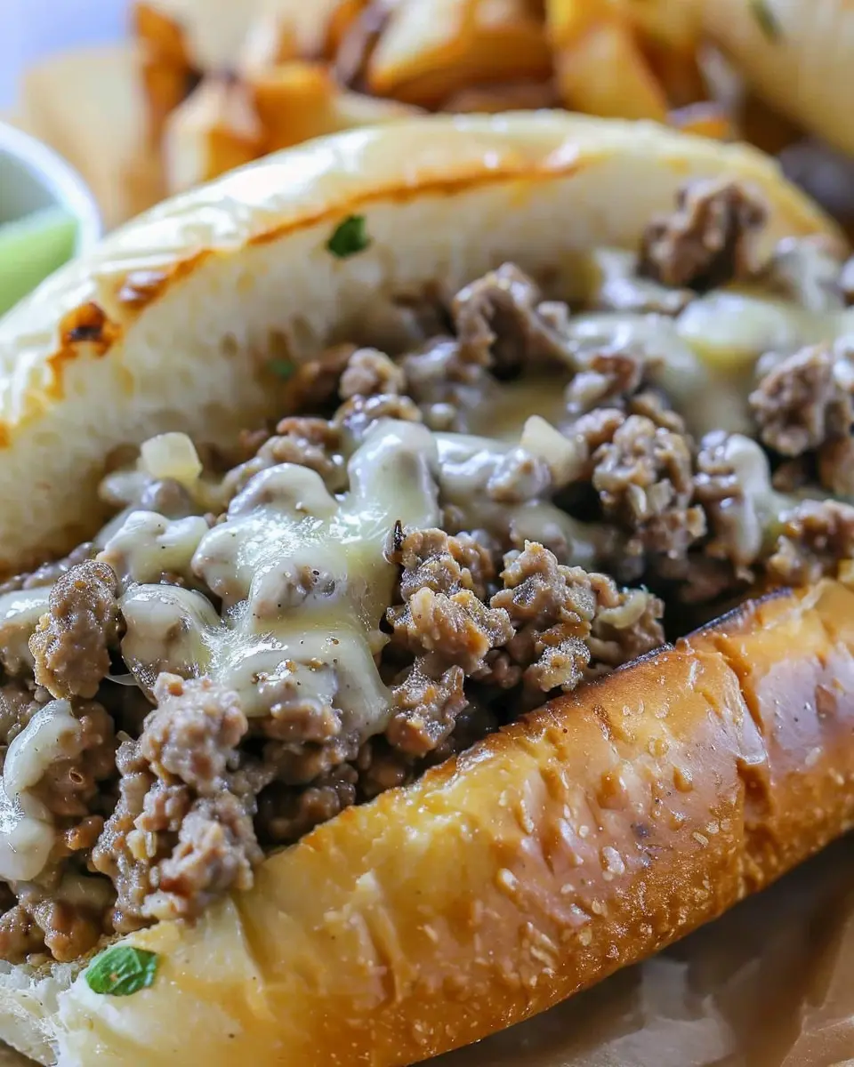Easy Philly Cheesesteak with Ground Beef: A Juicy Delight at Home