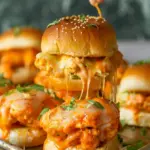 Sheet Pan Buffalo Chicken Sliders