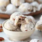 Buttery Pecan Snowball Cookies