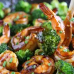 Honey Garlic Butter Shrimp & Broccoli