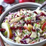 Apple Cranberry Coleslaw