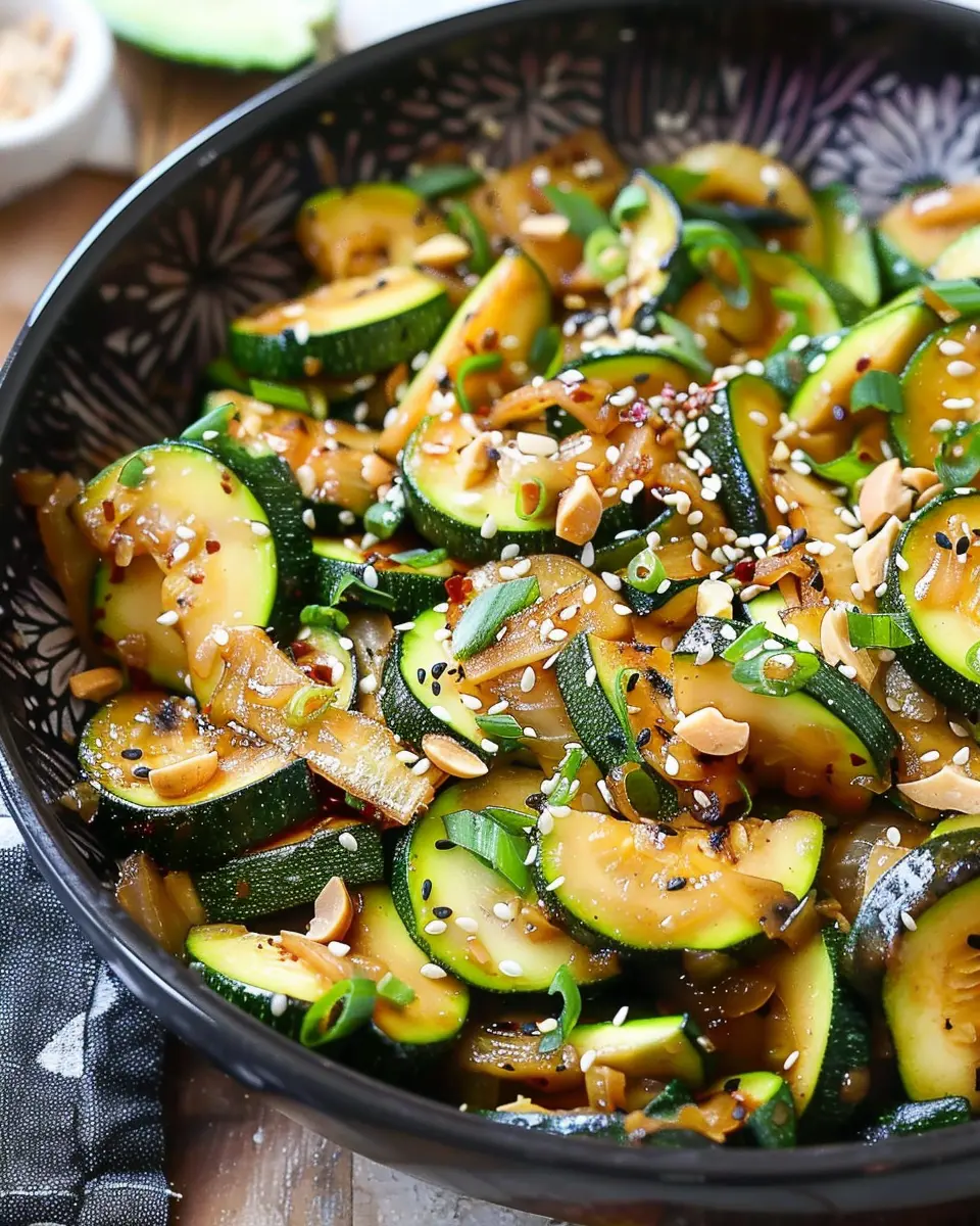 Zucchini Stir Fry: Easy Weeknight Meal with Turkey Bacon Delight