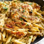 Garlic Parmesan Chicken and Pasta (One-Pan)