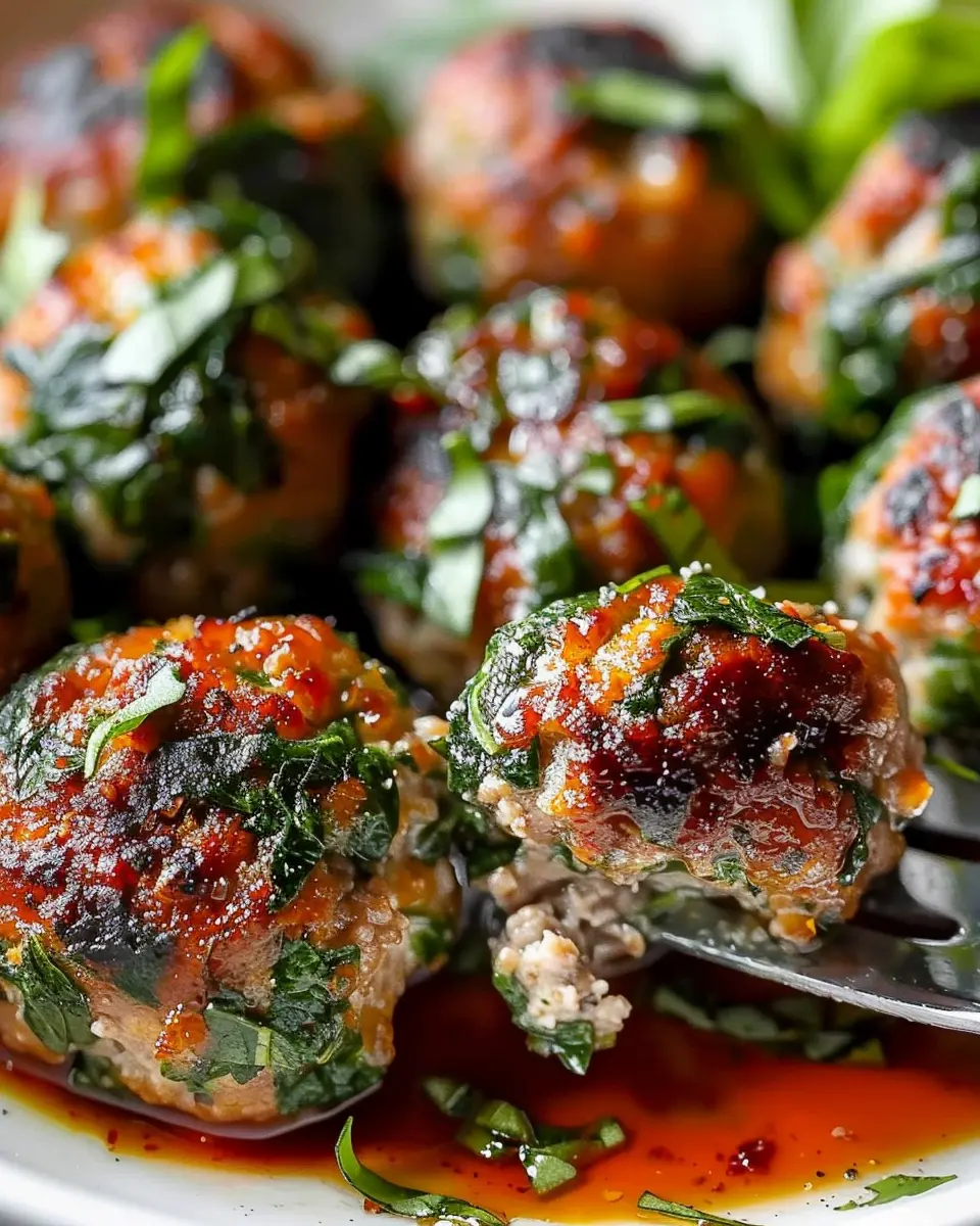 Spinach Garlic Meatballs Recipe Everyone Will Love and Enjoy