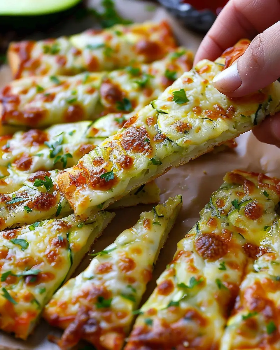 Cheesy Zucchini Breadsticks: The Best Homemade Snack Ever