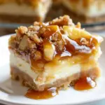 Caramel Apple Cheesecake Bars