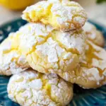 Very Lemon Crinkle Cookies