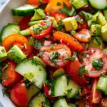 Tomato Cucumber & Avocado Salad