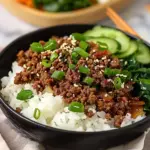 Delicious Korean Ground Beef Bowl