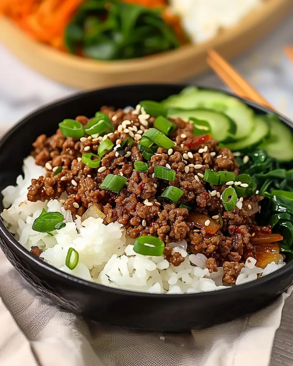 Korean Ground Beef Bowl: A Delicious Twist on Family Dinners