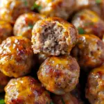 Easy Beef Sausage Cheese Balls Recipe