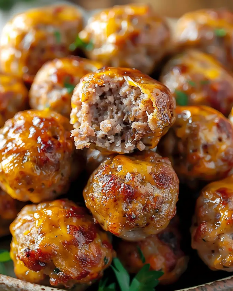 Easy Beef Sausage Cheese Balls Recipe for Joyful Family Gatherings