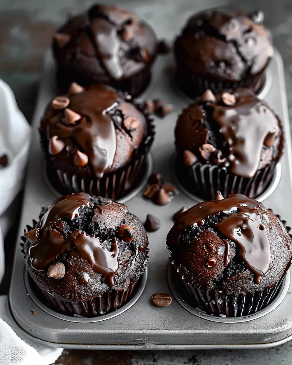 Double Chocolate Espresso Muffins: Indulgent Treat for Coffee Lovers