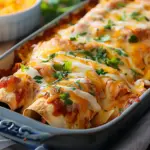 Cheesy Chicken & Chile Enchiladas