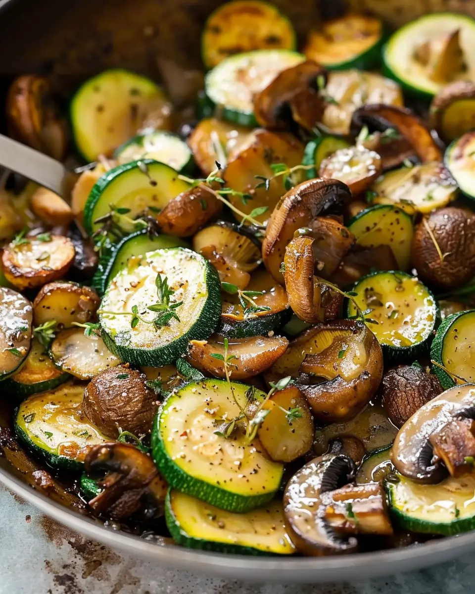 Skillet Zucchini and Mushrooms: Easy Flavor-Packed Delight