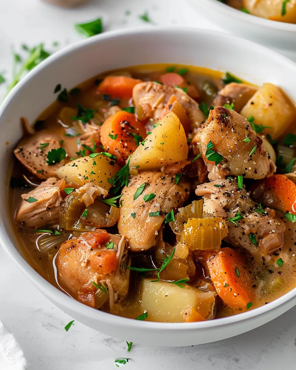 Slow Cooker Chicken Stew: Easy, Hearty Comfort in Every Bite