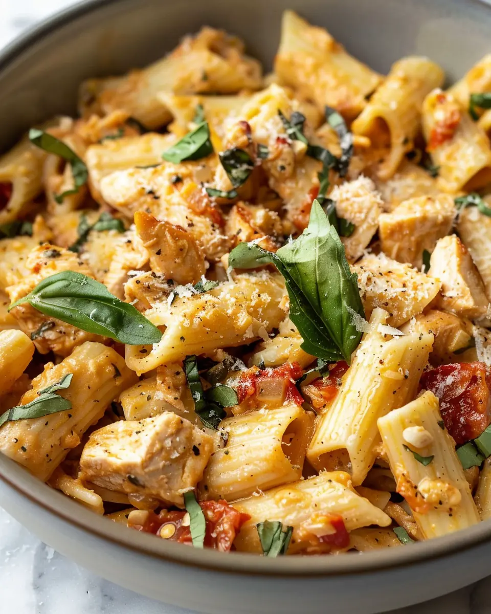 Marry Me Chicken Pasta: Easy Weeknight Delight with Turkey Bacon