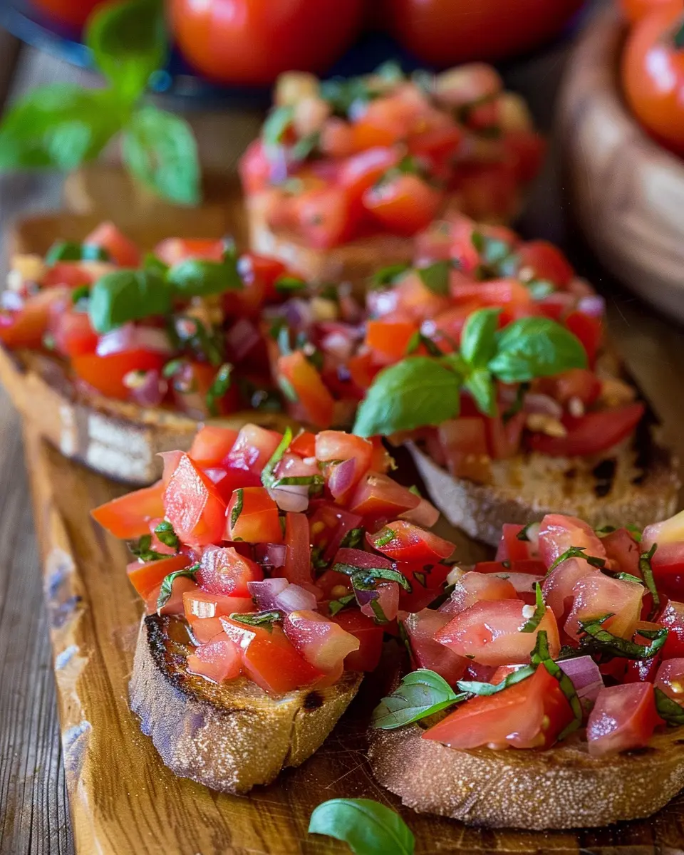 Easy Italian Tomato Bruschetta: A Fresh Twist on a Classic Delight