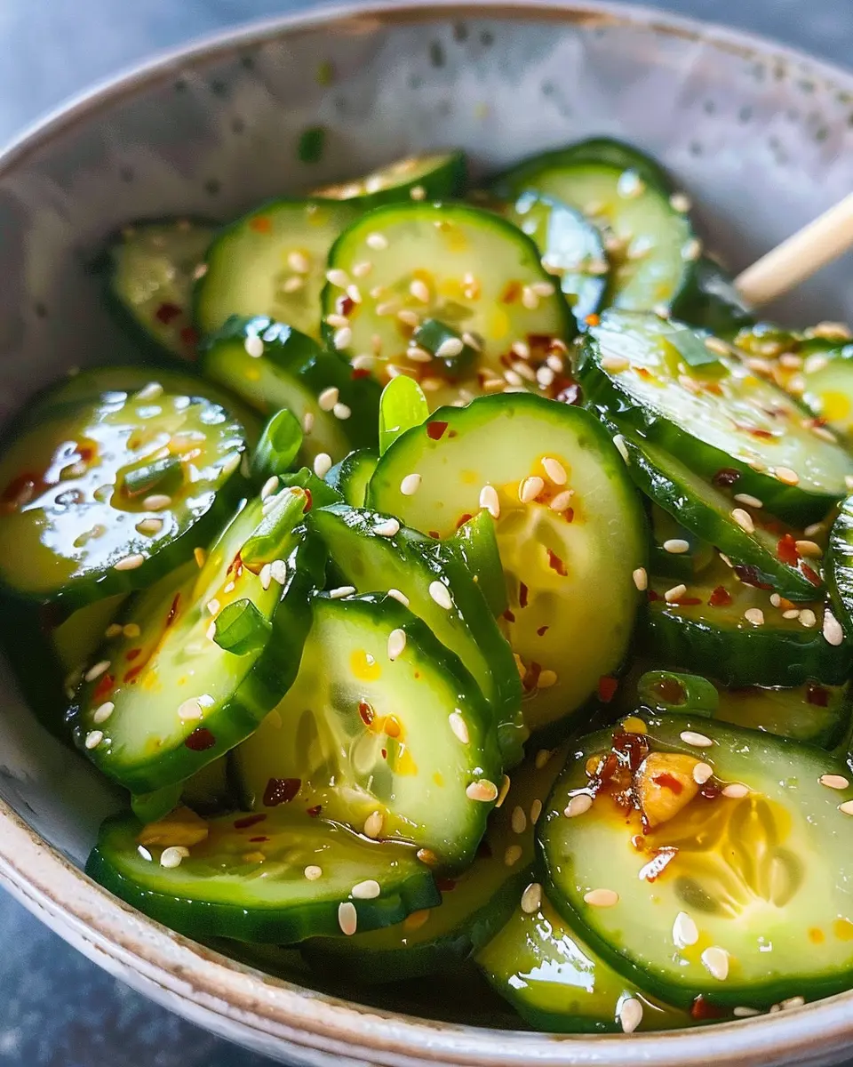 Easy Asian Cucumber Salad: Refreshing Side for Busy Weeknights