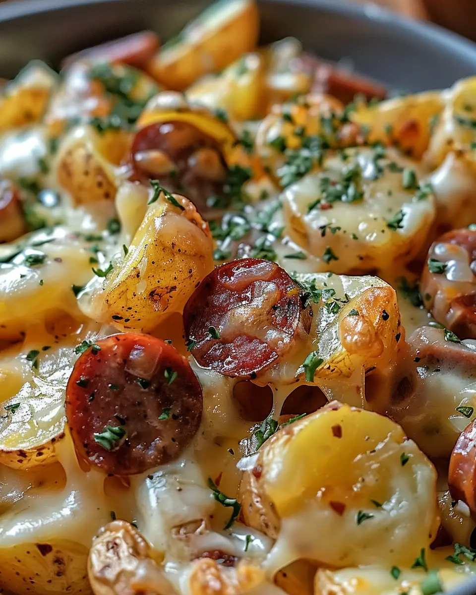Cheesy Ranch Potatoes and Smoked Sausage for Comforting Family Dinners