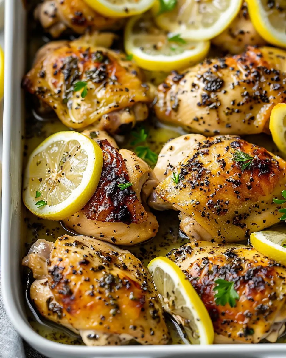 Greek Lemon Chicken: Easy Recipe for Juicy Homemade Delight