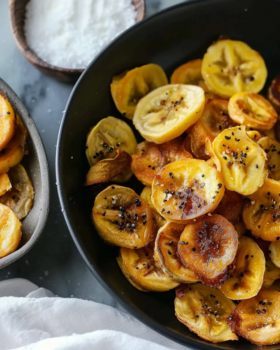 Baked Plantain Chips: Easy, Crispy Snack for Handmade Deliciousness