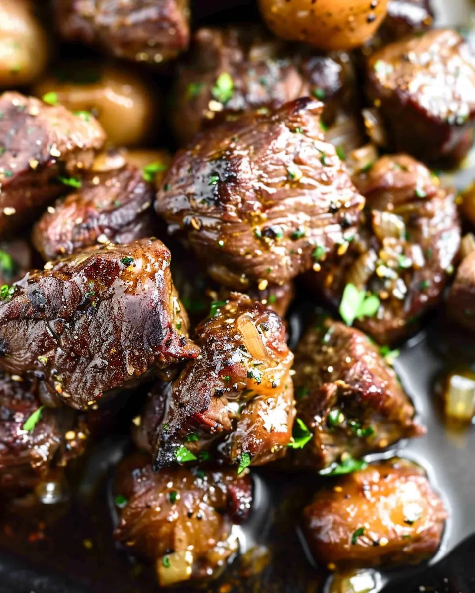 Slow Cooker Garlic Butter Beef Bites: Easy and Flavorful Comfort Food