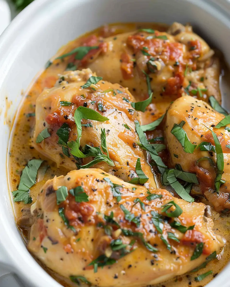 Crockpot Tuscan Chicken: Easy, Creamy, and Full of Flavor