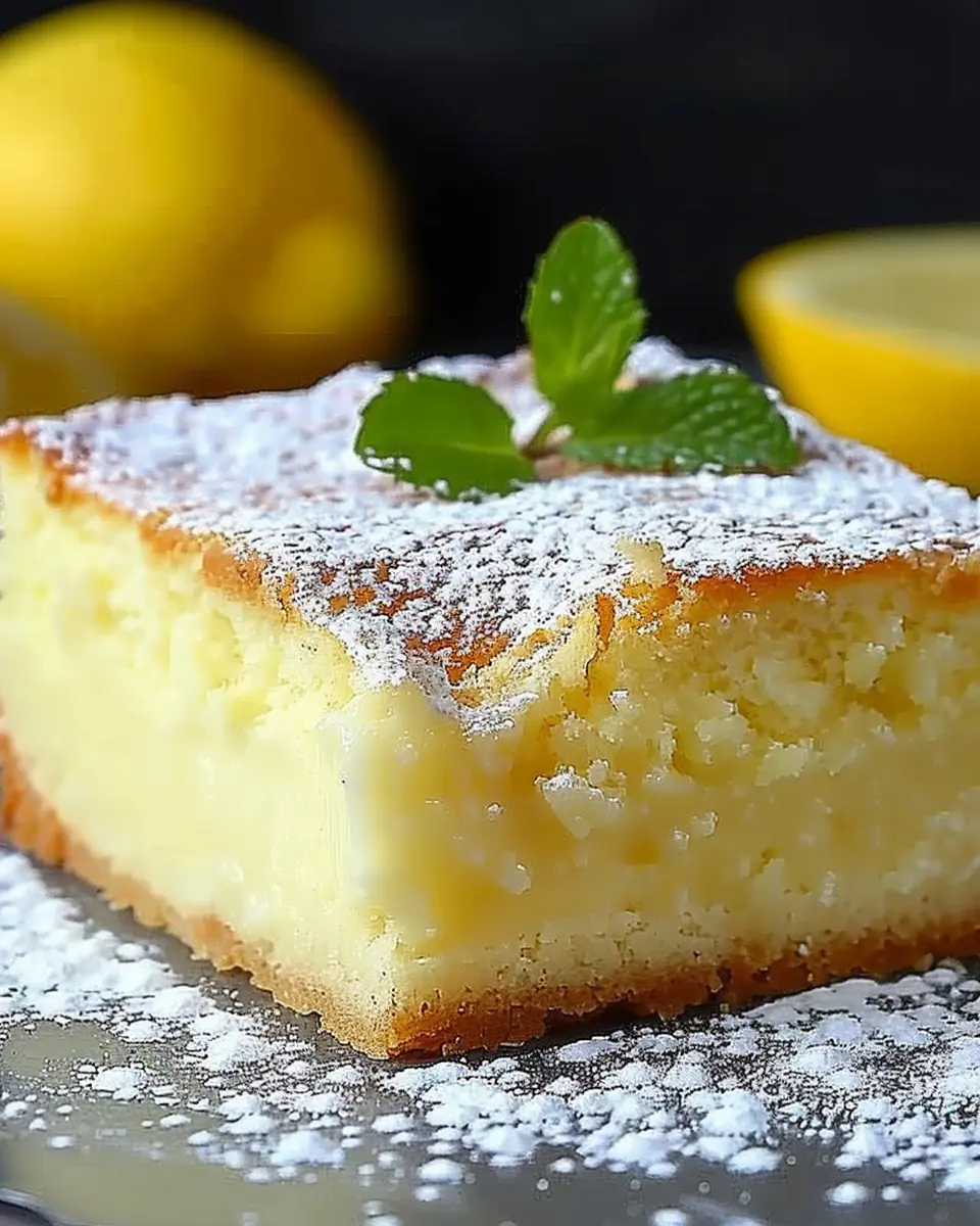 Lemon Custard Cake: The Best Easy Recipe for a Fresh Twist