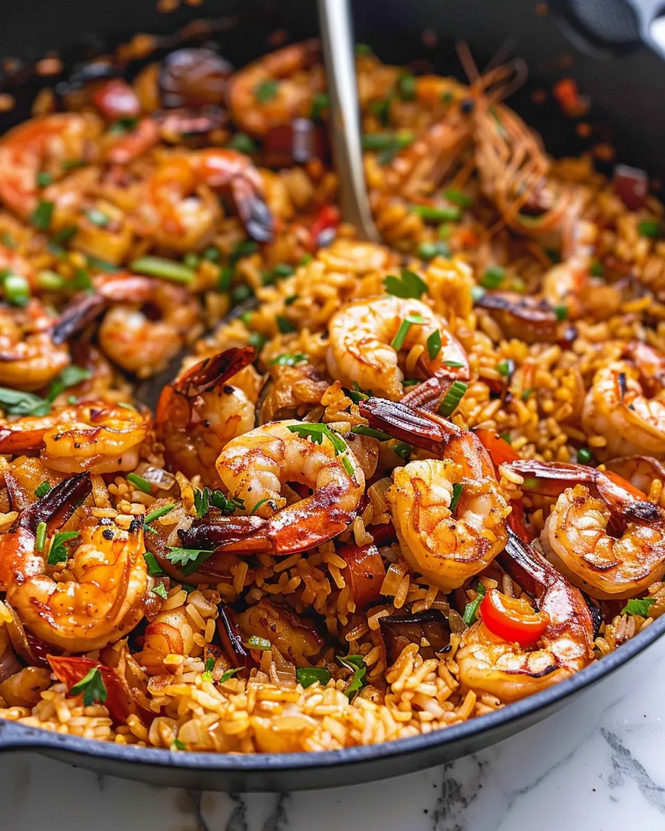 Cajun Shrimp and Rice Skillet: A Quick and Flavorful Dinner Delight