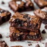 The BEST Fudgy Chewy Brookies