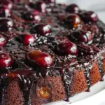 Chocolate Cherry Upside Down Cake