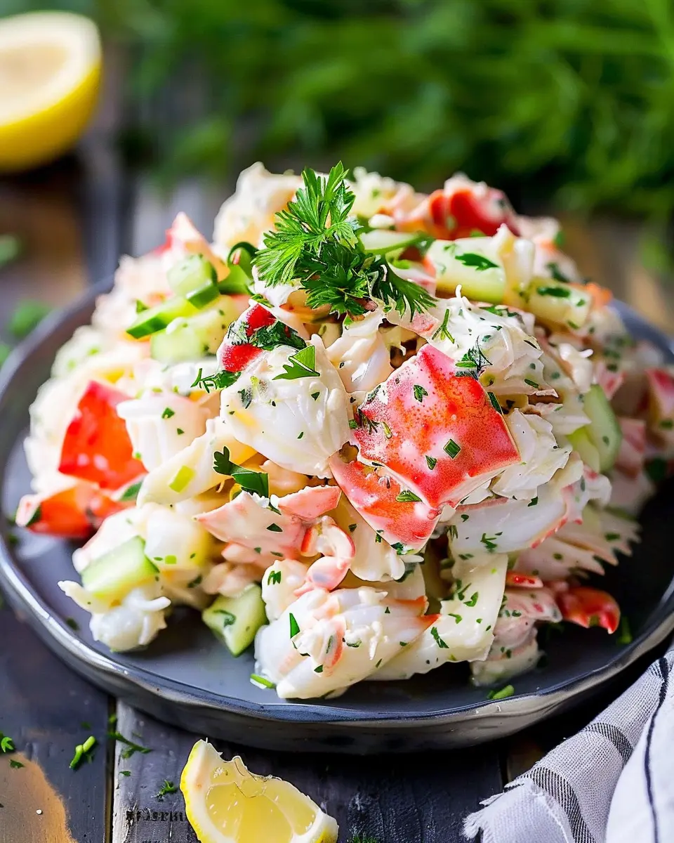 Crab Salad Recipe: The Best Refreshing Twist with Turkey Bacon
