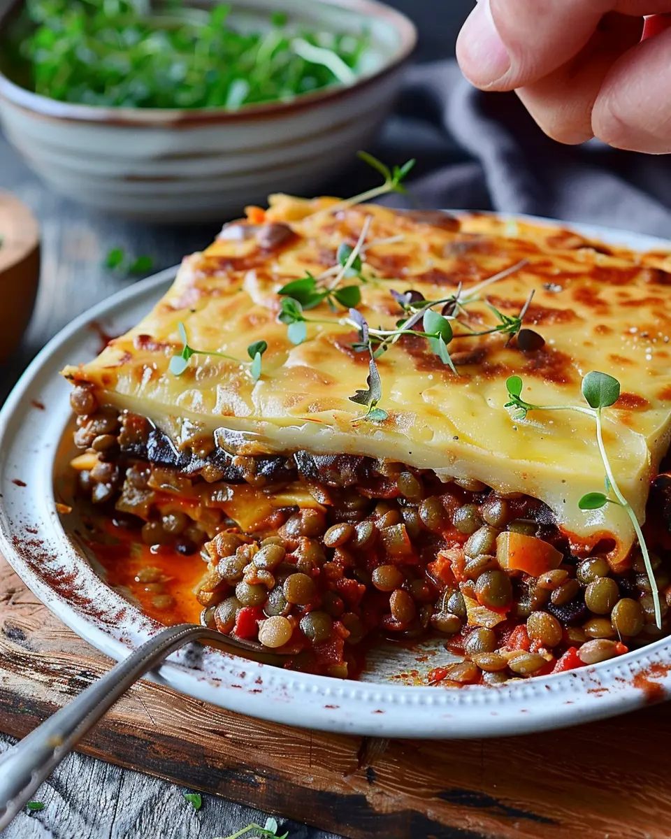 Vegan Moussaka with Lentils: A Healthy Twist on a Classic Dish