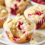 White Chocolate Raspberry Muffins