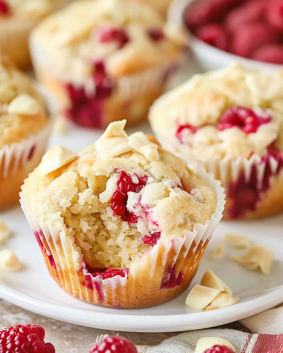 White Chocolate Raspberry Muffins: Indulgent Delight Recipe at Home