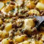 One-Pan Cheesy Ground Beef and Potatoes