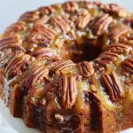 Upside Down Pecan Cake