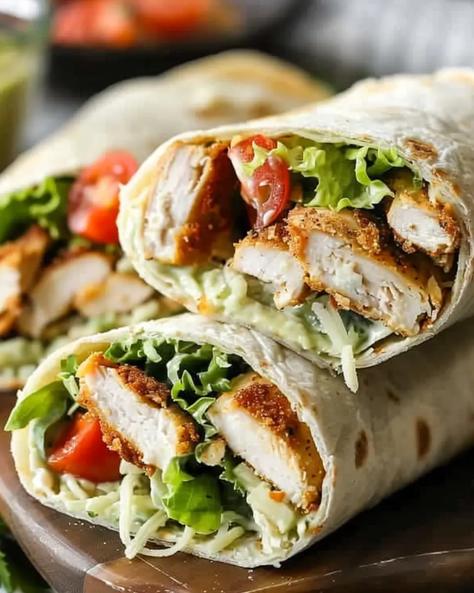 Chicken Caesar Wraps with Turkey Bacon: Easy &amp; Delicious Meal