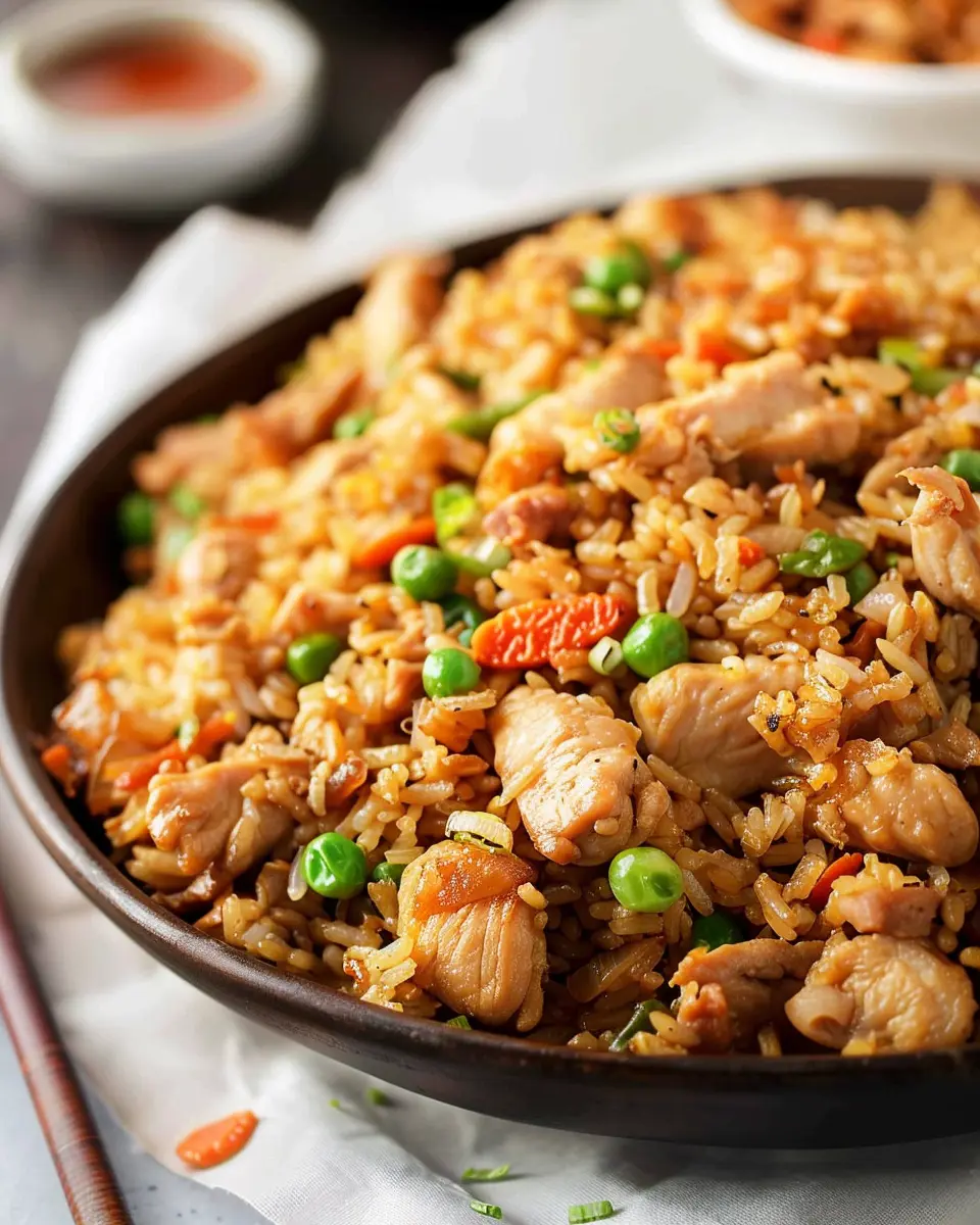 Chinese Chicken Fried Rice: Easy Recipe with Turkey Bacon Twist