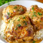 Crock Pot Chicken Thighs and Gravy