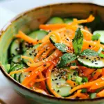 Cucumber and Carrot Salad (Asian inspired)